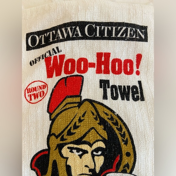 1998 OTTAWA SENATORS PLAYOFF WOO-HOO RALLY TOWEL - Picture 3 of 4